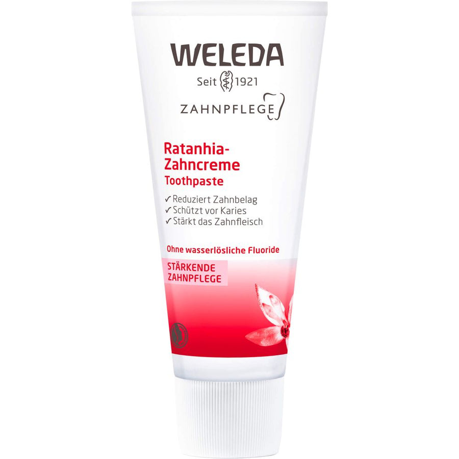 WELEDA Ratanhia Zahncreme — 75 ml — reference packaging
