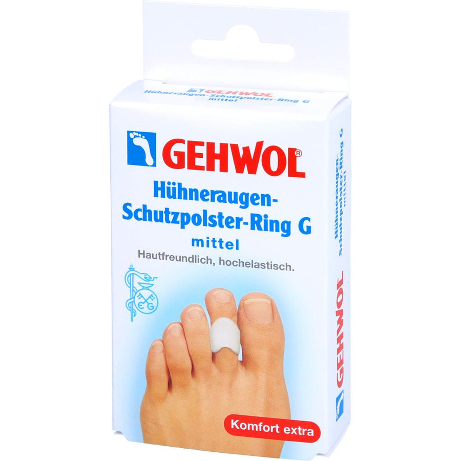 GEHWOL Hühneraugen-Schutzpolster-Ring G mittel — 3 St — reference packaging