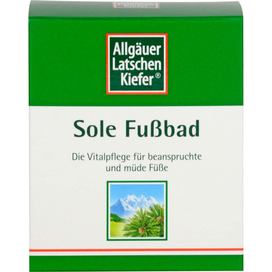 ALLGÄUER LATSCHENK. Sole Fußbad — 10X10 g — reference packaging