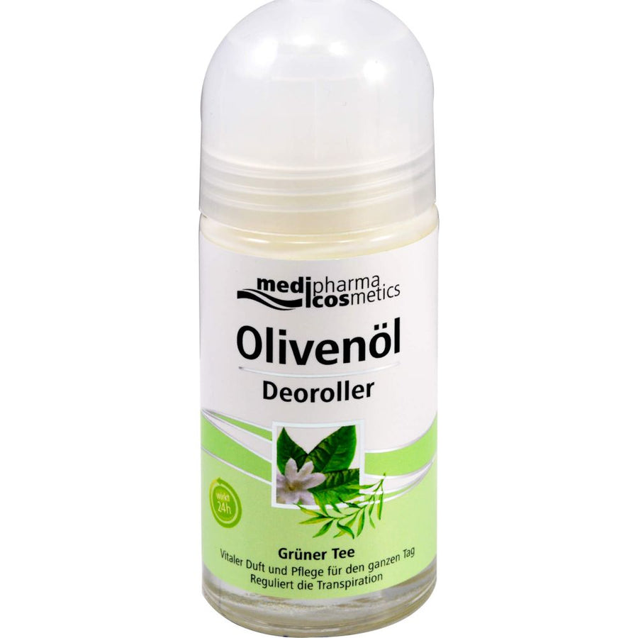 OLIVENÖL DEOROLLER grüner Tee — 50 ml — reference packaging