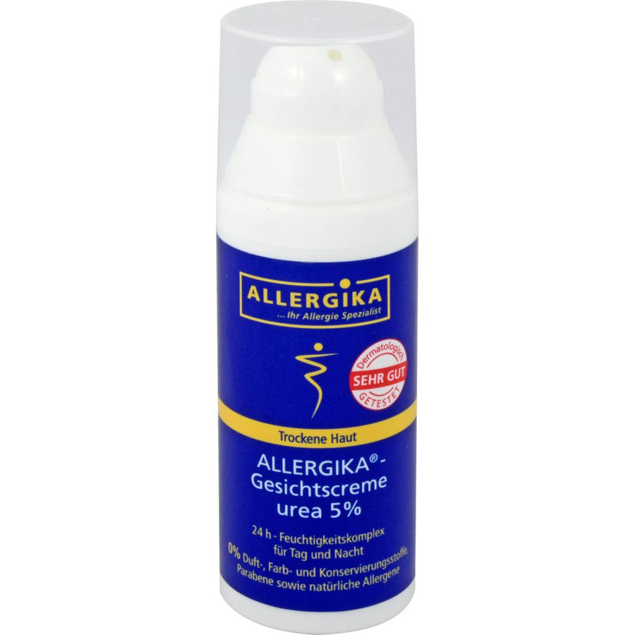 ALLERGIKA Gesichtscreme urea 5% — 50 ml — reference packaging