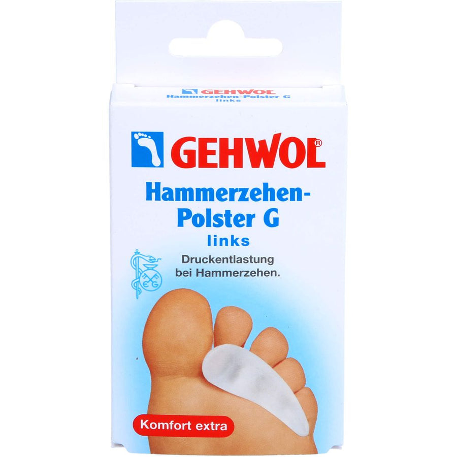 GEHWOL Polymer Gel Hammerzehenpolster G links — 1 St — reference packaging
