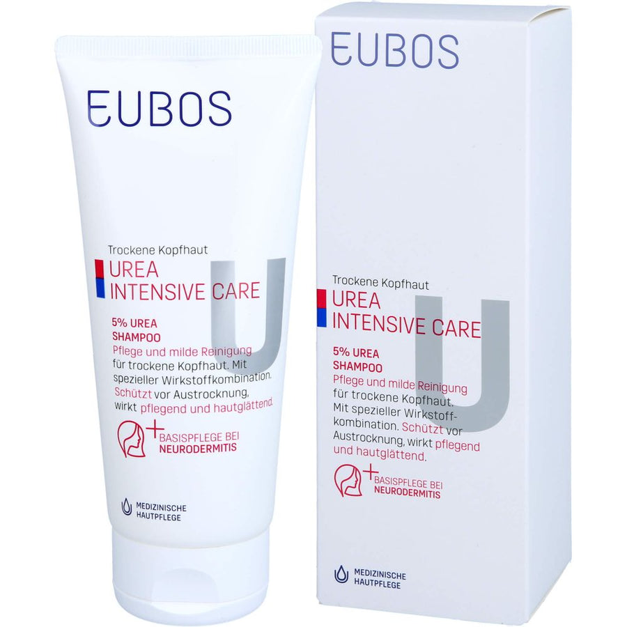 EUBOS TROCKENE Haut Urea 5% Shampoo — 200 ml — reference packaging
