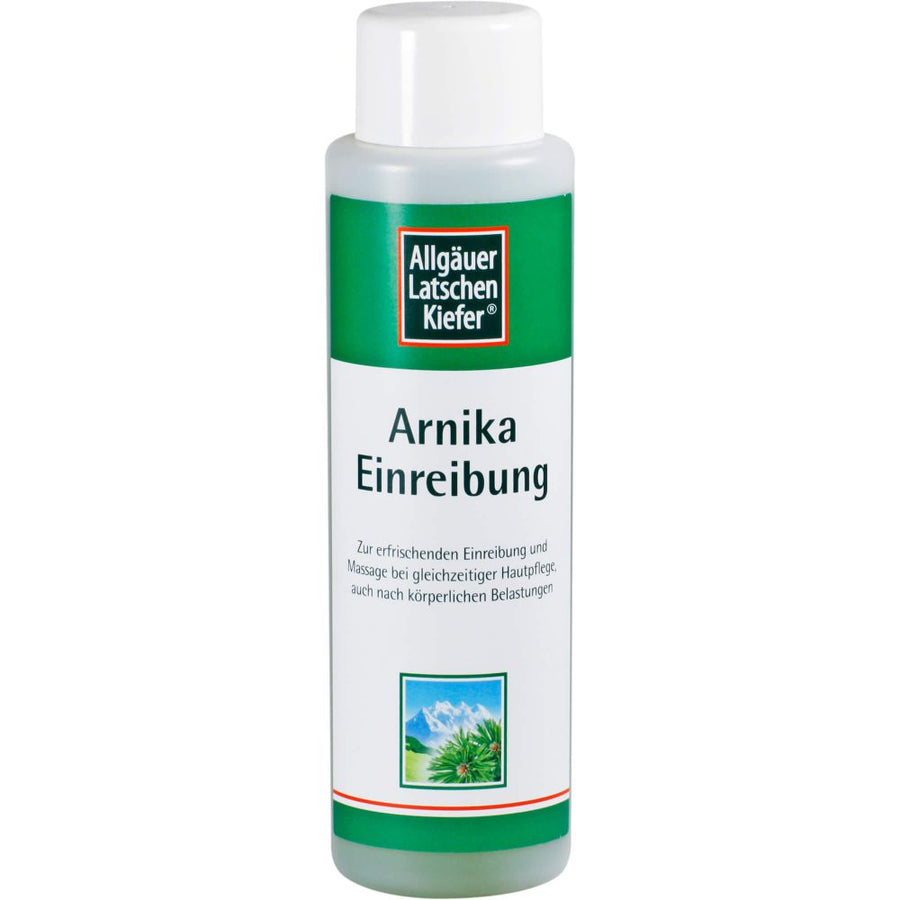 ALLGÄUER LATSCHENK. Arnika extra stark Einreibung — 500 ml — reference packaging