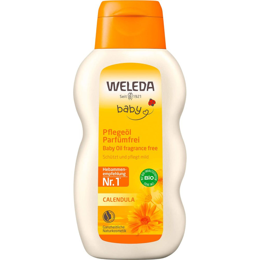 WELEDA Calendula Pflegeöl parfümfrei — 200 ml — reference packaging