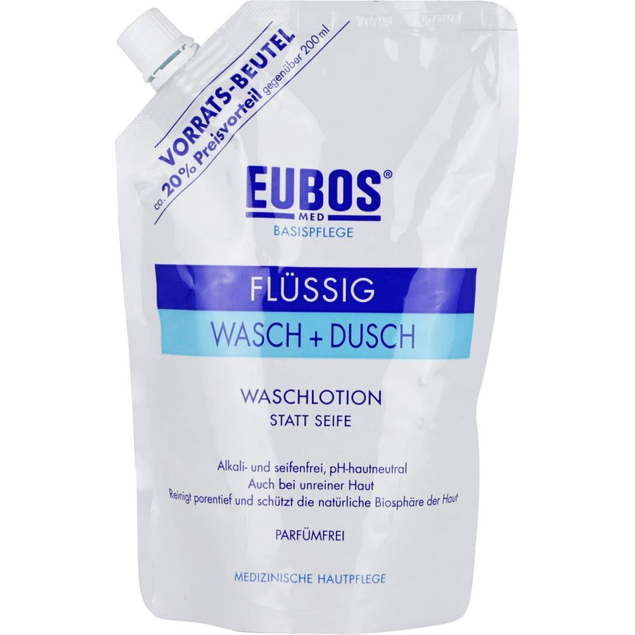 EUBOS FLÜSSIG blau unparfüm.Nachf.Btl. — 400 ml — reference packaging