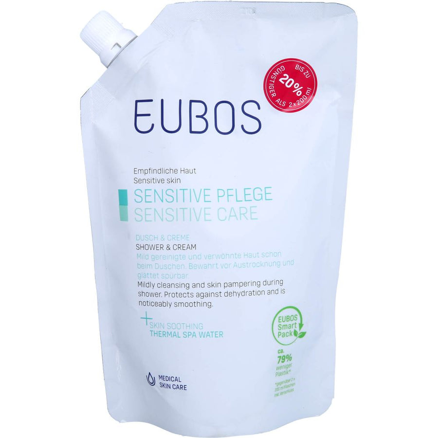 EUBOS SENSITIVE Dusch & Creme Nachf.Btl. — 400 ml — reference packaging