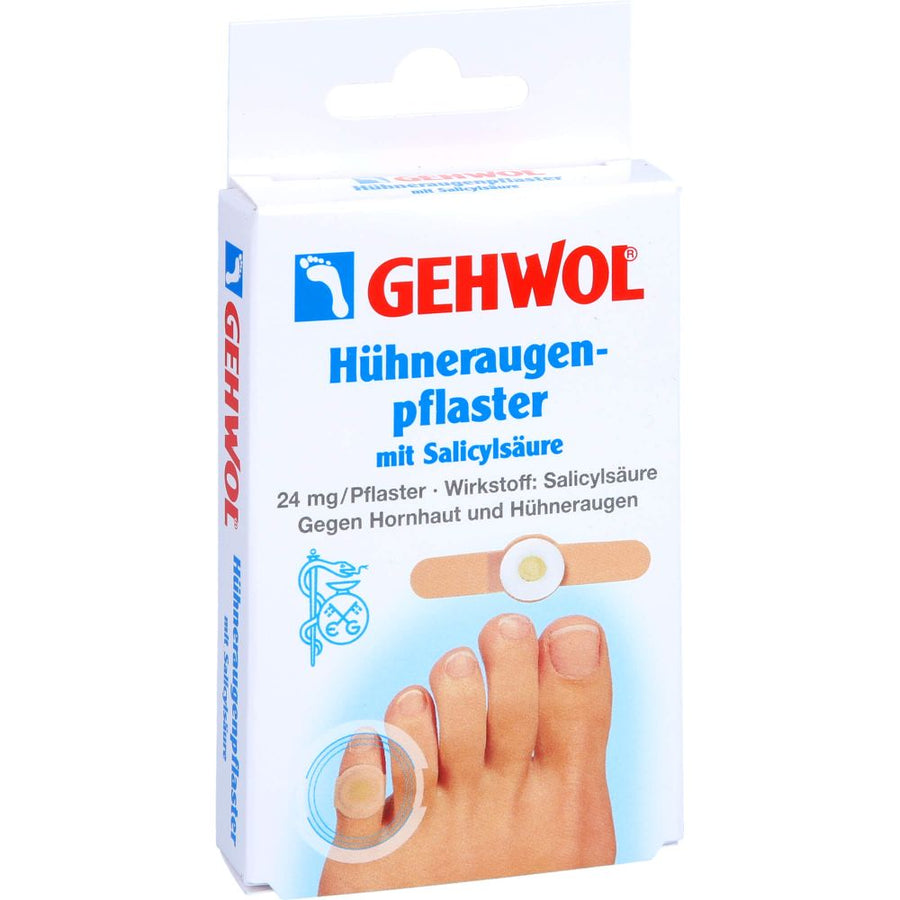 GEHWOL Hühneraugenpflaster mit Salicylsäure — 6 St — reference packaging