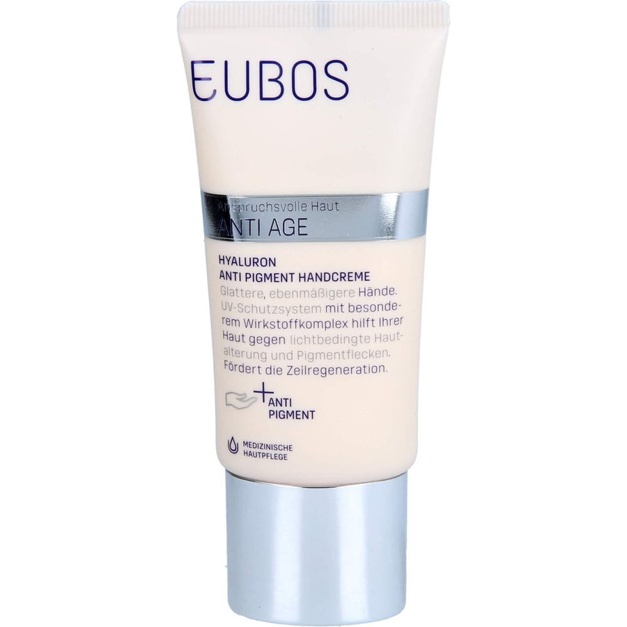 EUBOS HYALURON Anti Pigment Handcreme LSF 15 — 50 ml — reference packaging