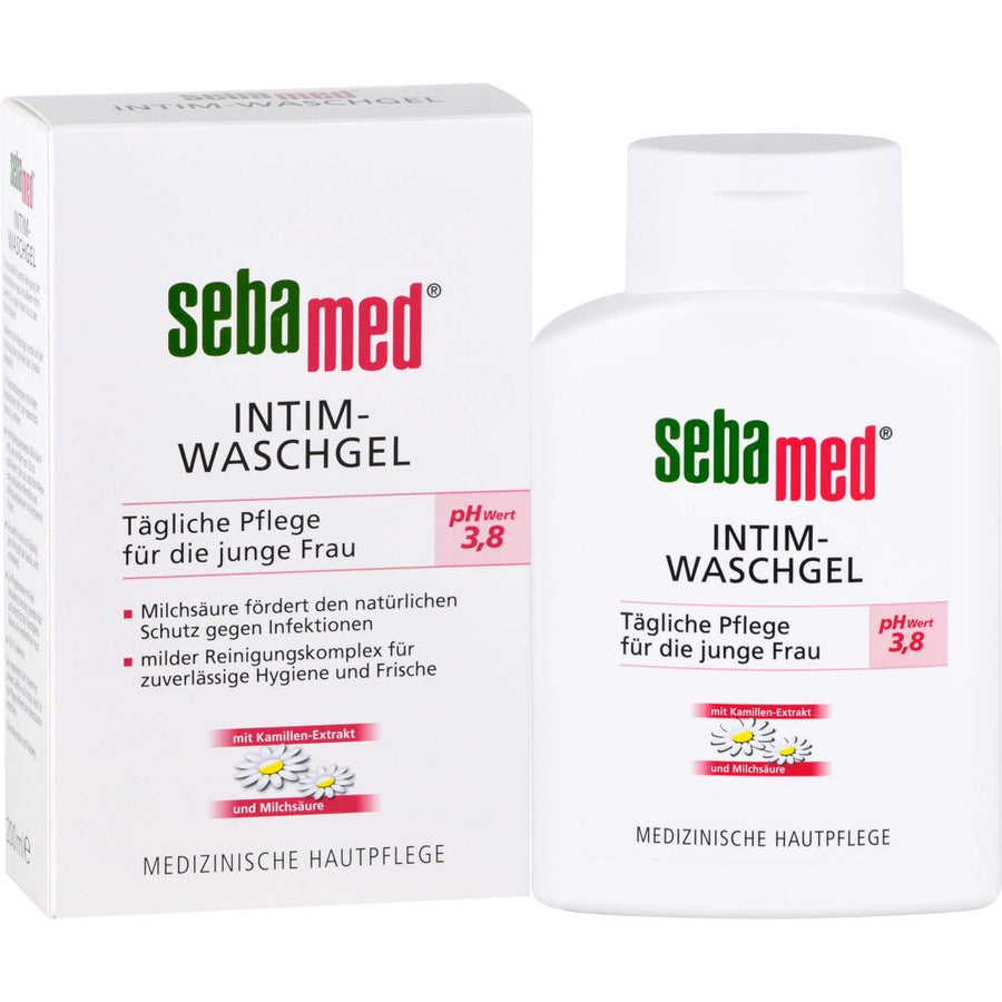 sebamed Intimate Wash pH 3.8 — 200 ml — reference packaging