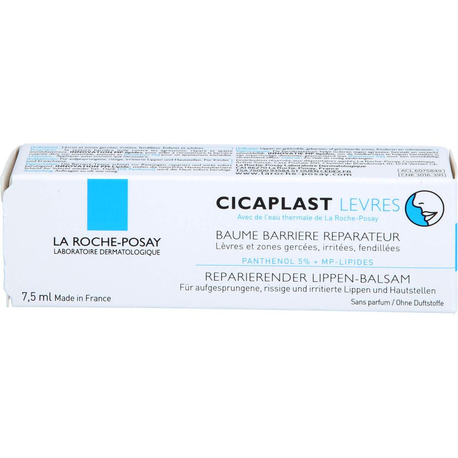 ROCHE-POSAY Cicaplast Lippen B5 Balsam — 7.5 ml — reference packaging