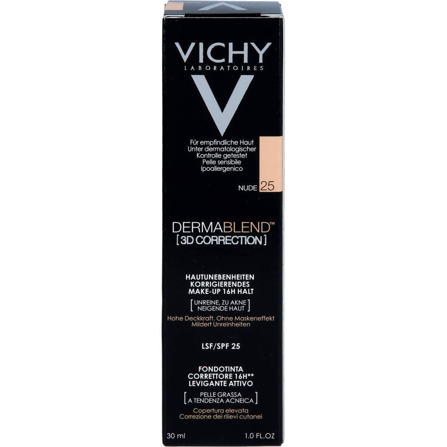 VICHY DERMABLEND 3D Make-up 25 — 30 ml — reference packaging