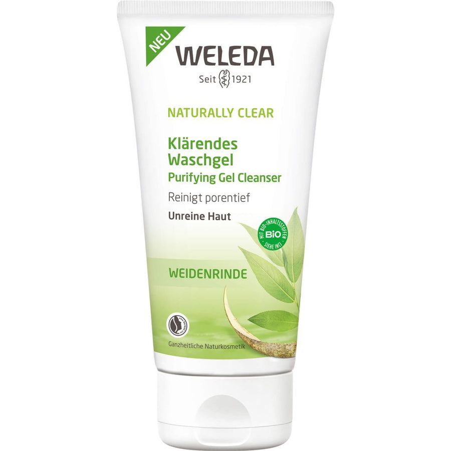 WELEDA NATURALLY CLEAR klärendes Waschgel — 100 ml — reference packaging