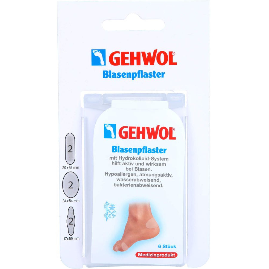 GEHWOL Blasenpflaster sortiert — 6 St — reference packaging
