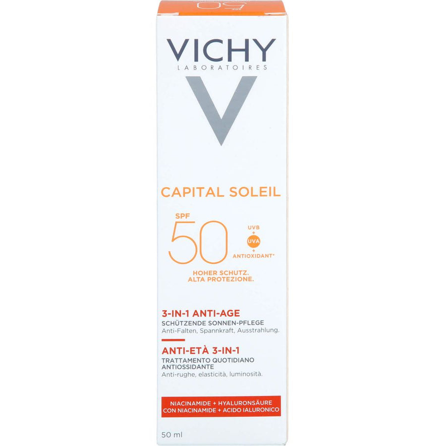 VICHY IDEAL Soleil Anti-Age Creme LSF 50 — 50 ml — reference packaging