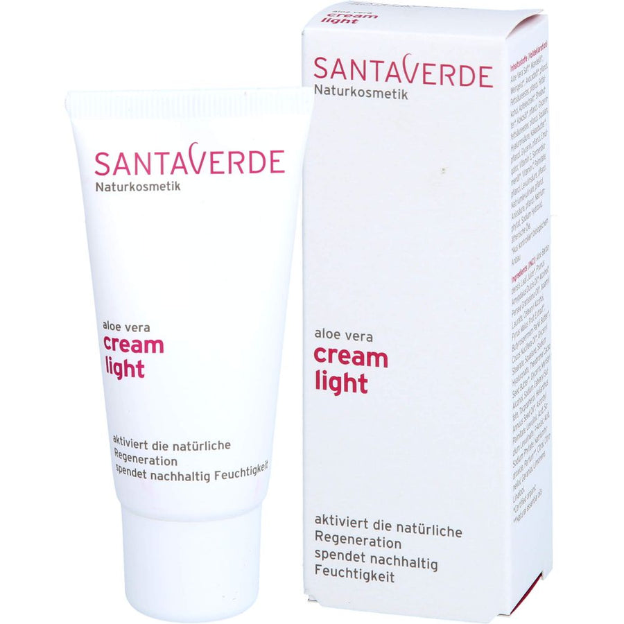 Santaverde Aloe Vera Cream Light — 30 ml — reference packaging