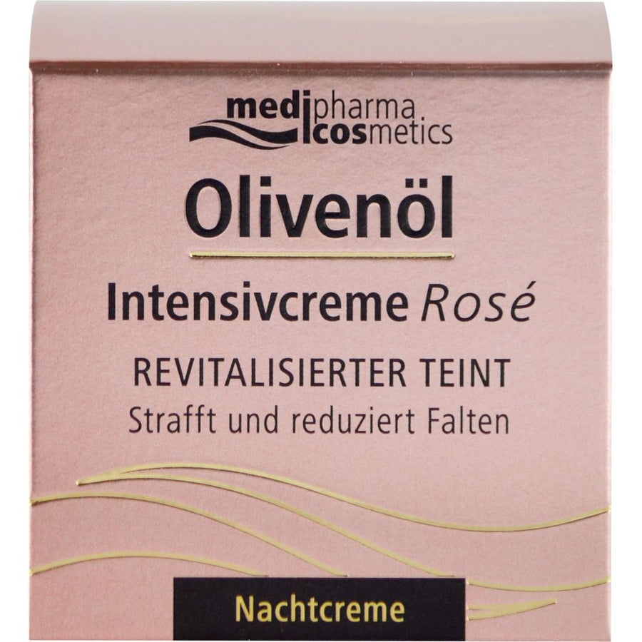 OLIVENÖL INTENSIVCREME Rose Nachtcreme — 50 ml — reference packaging