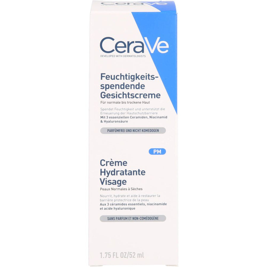 CERAVE feuchtigkeitsspendende Nachtcreme — 52 ml — reference packaging