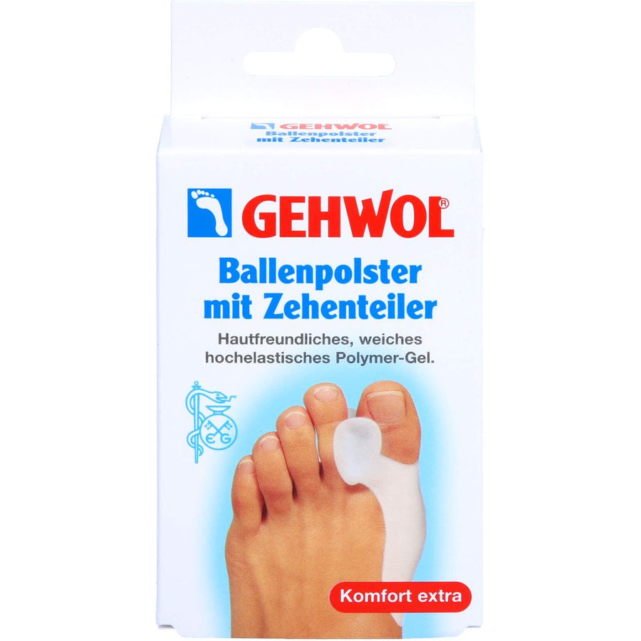 GEHWOL Ballenpolster mit Zehenteiler — 1 St — reference packaging