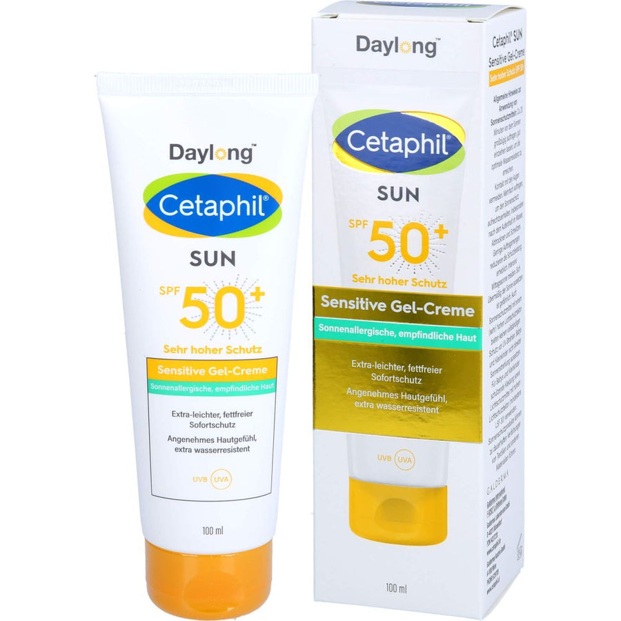 CETAPHIL Sun Daylong SPF 50+ sensitive Gel — 100 ml — reference packaging