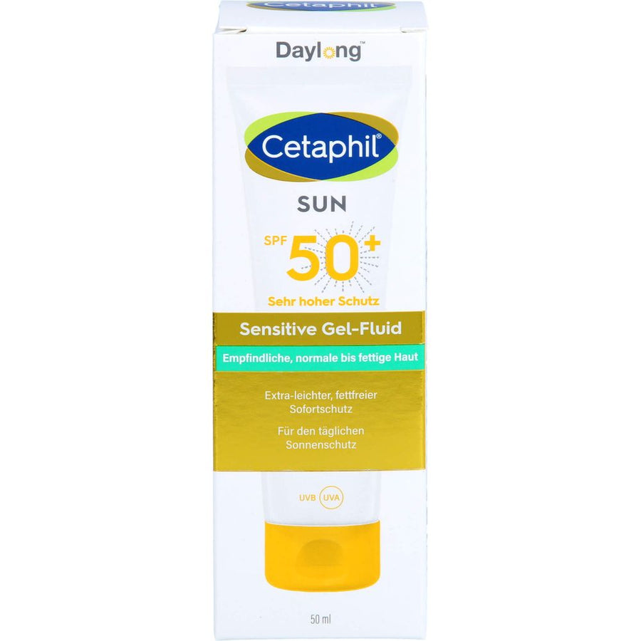 CETAPHIL Sun Daylong SPF 50+ sens.Gel-Fluid Gesich — 50 ml — reference packaging