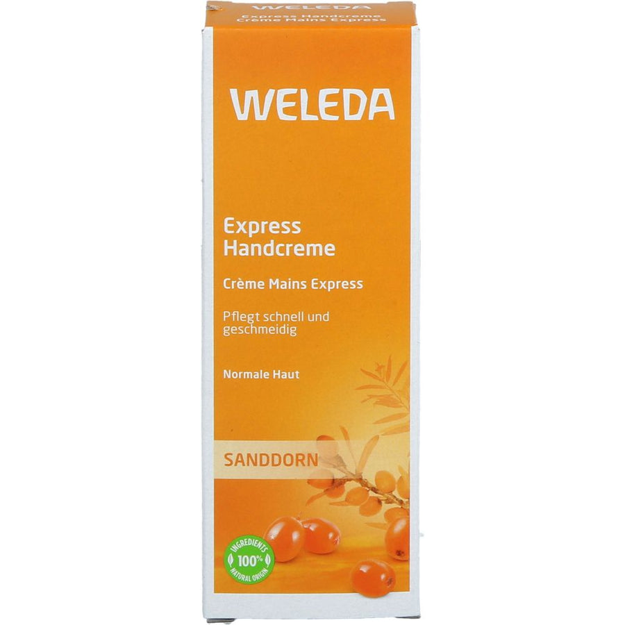 WELEDA Sanddorn Express Handcreme — 50 ml — reference packaging