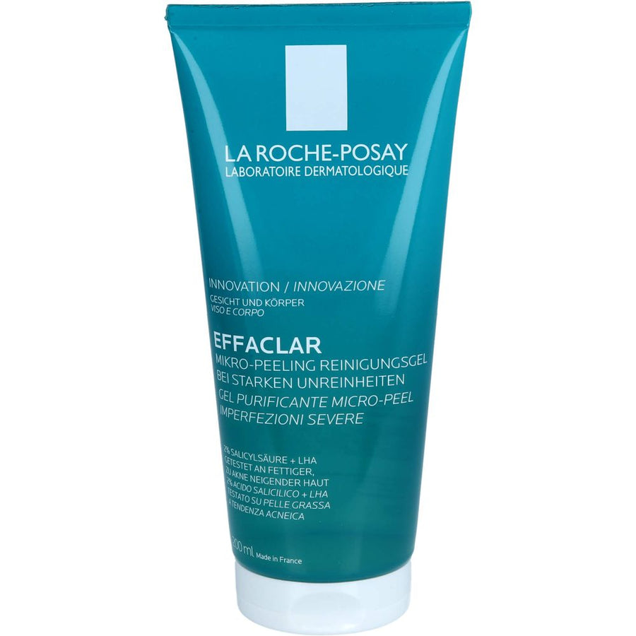ROCHE-POSAY Effaclar Mikro-Peeling Reinigungsgel — 200 ml — reference packaging