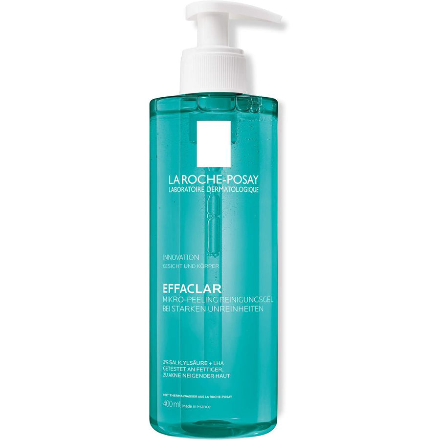 ROCHE-POSAY Effaclar Mikro-Peeling Reinigungsgel — 400 ml — reference packaging