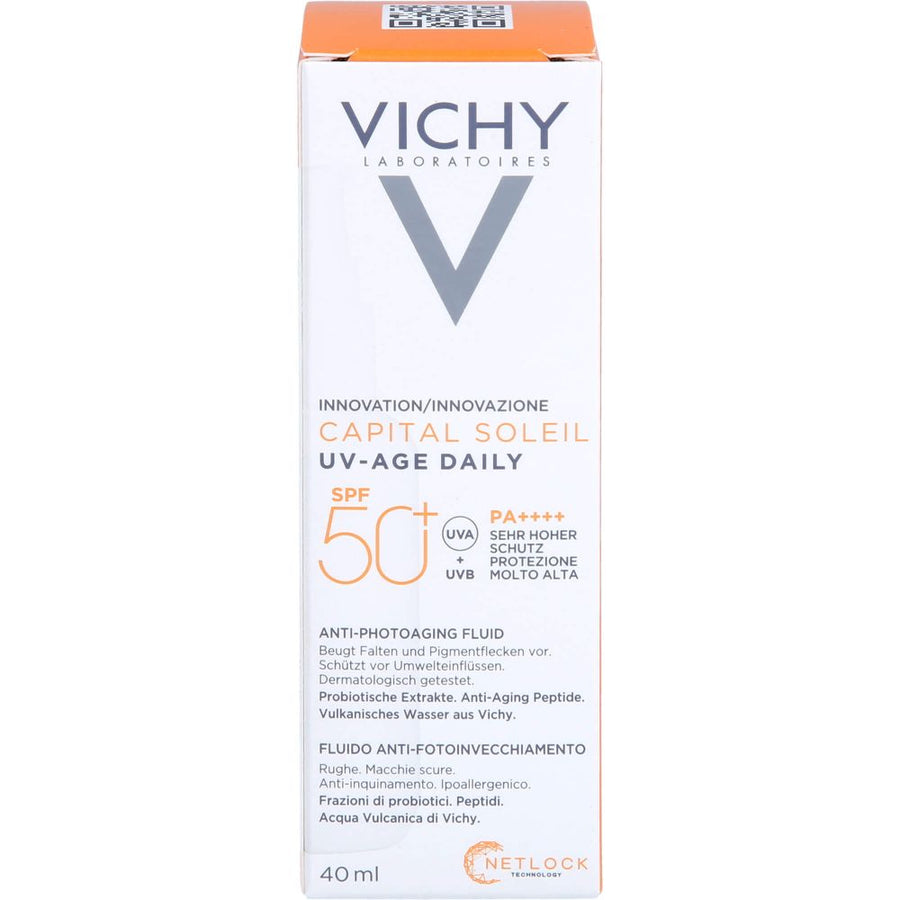 VICHY CAPITAL Soleil UV-Age daily LSF 50+ — 40 ml — reference packaging