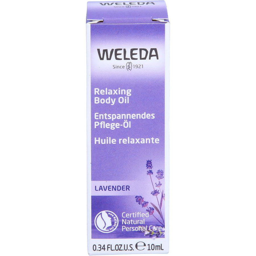 WELEDA Lavendel entspannendes Pflege-Öl — 10 ml — reference packaging