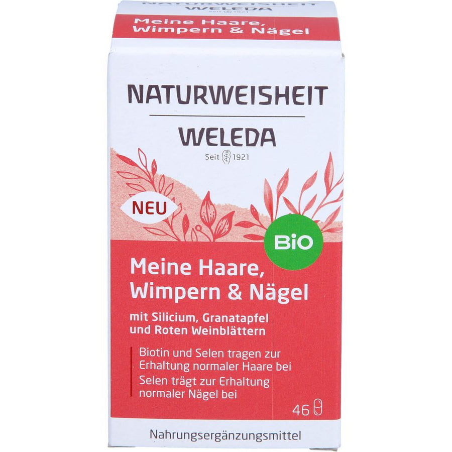 WELEDA Naturweisheit Meine Haare Wimpern&Nägel Kps — 46 St — reference packaging