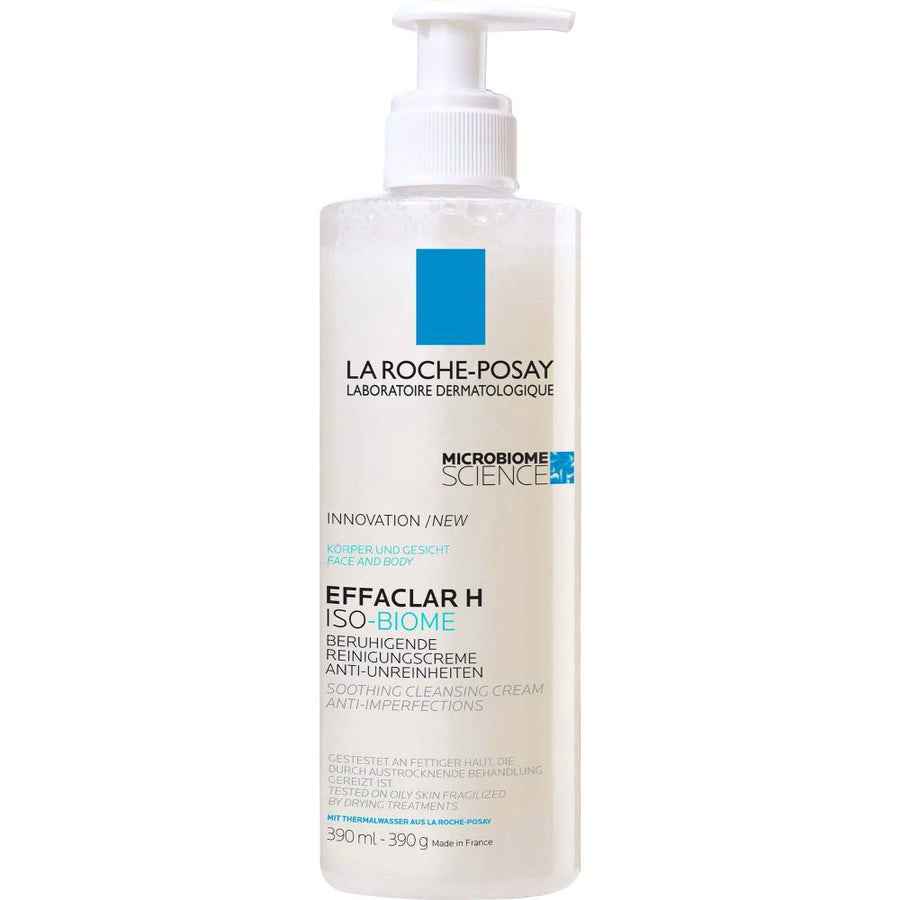 ROCHE-POSAY Effaclar H Iso-Biome Reinigungscreme — 390 ml — reference packaging