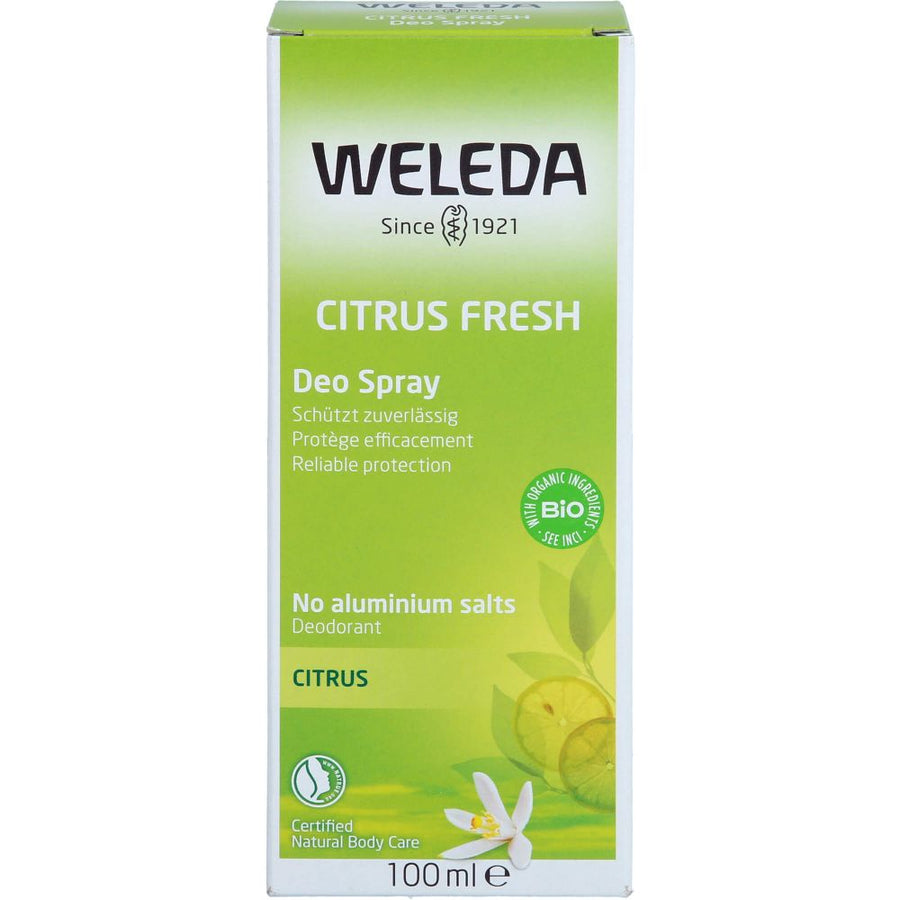 WELEDA Citrus Fresh Deo Spray — 100 ml — reference packaging