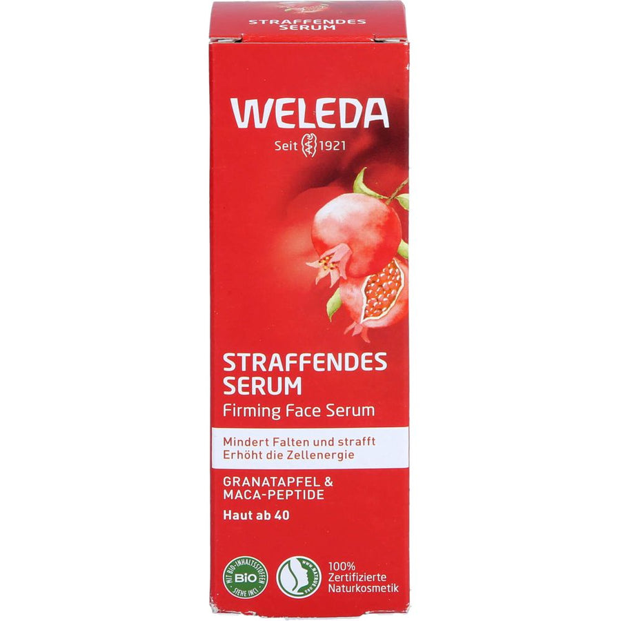 WELEDA straffendes Serum Granatapfel & Maca — 30 ml — reference packaging