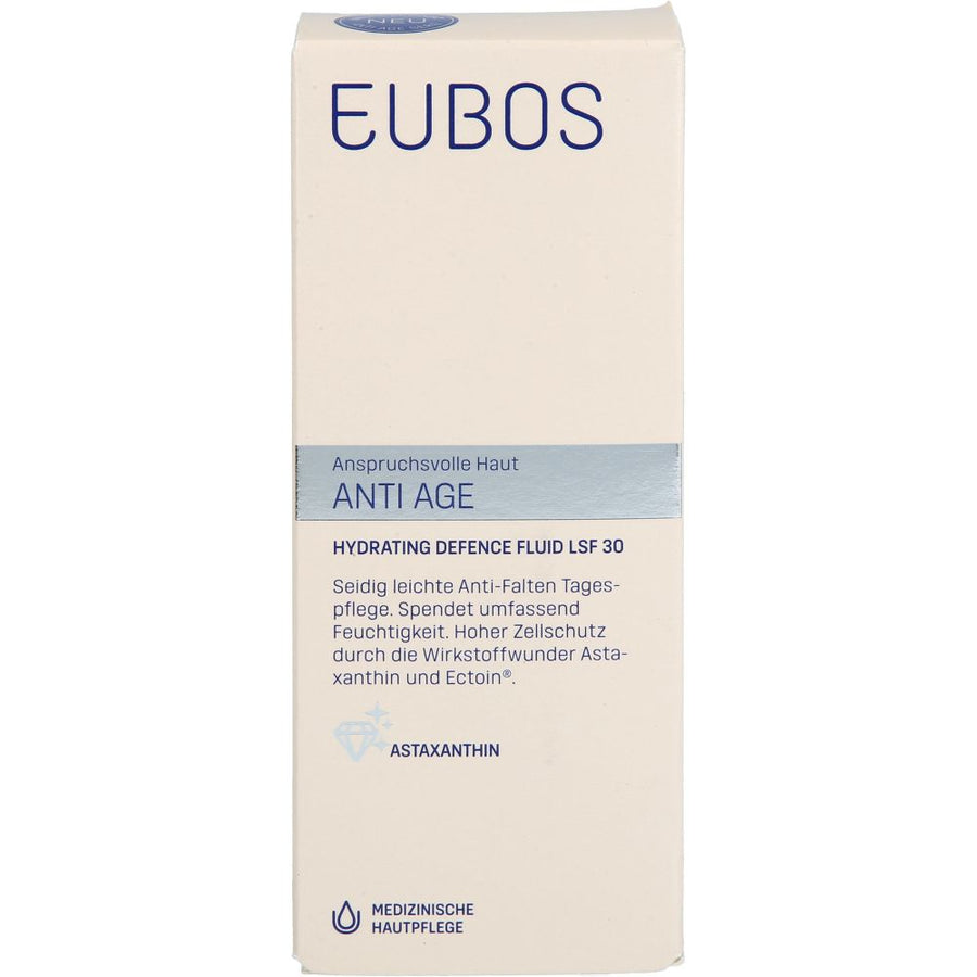 EUBOS ANTI-AGE Hydrating Defence Fluid LSF 30 — 50 ml — reference packaging