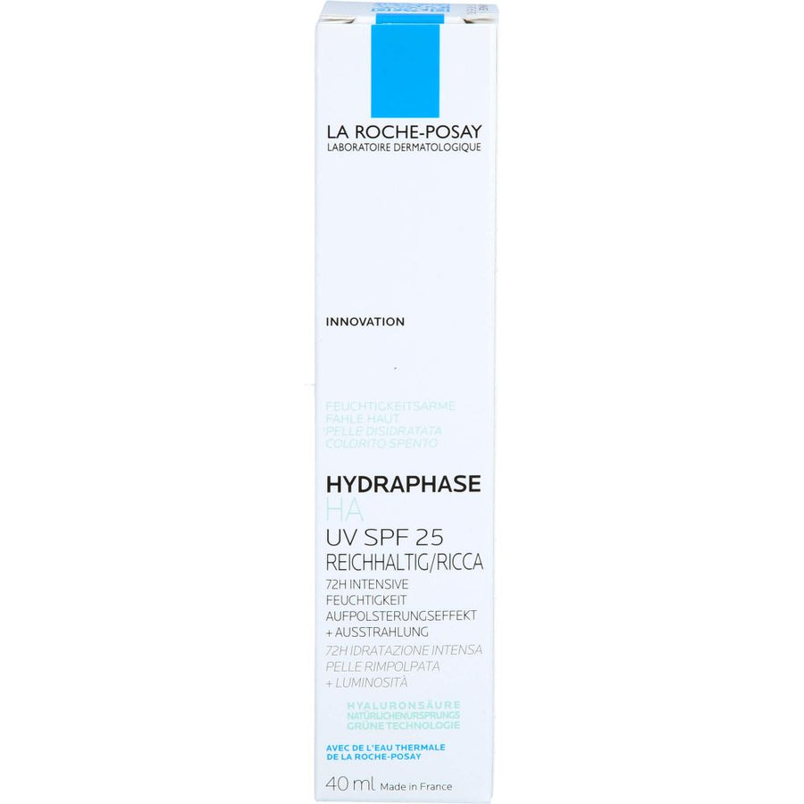 ROCHE-POSAY Hydraphase HA UV Cr.reichhaltig LSF 25 — 40 ml — reference packaging