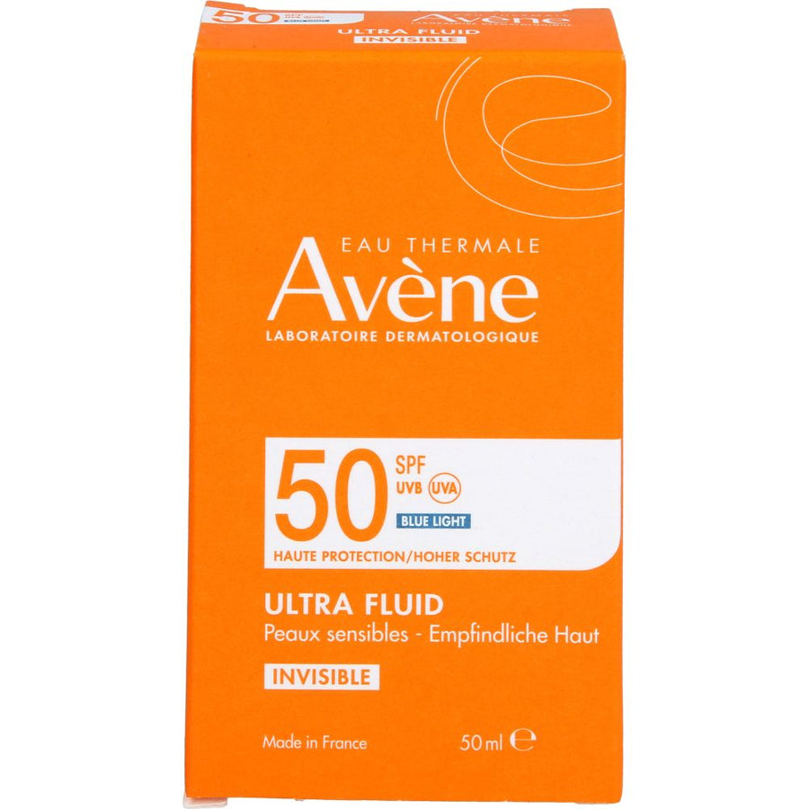 AVENE Ultra Fluid INVISIBLE SPF 50 — 50 ml — reference packaging