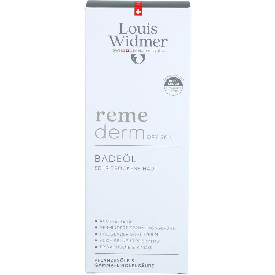 WIDMER Remederm dry Skin Badeöl l.P. — 250 ml — reference packaging