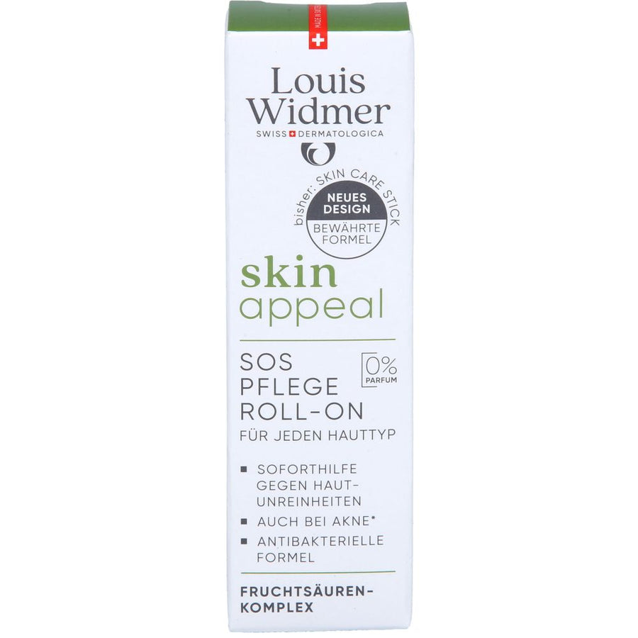 WIDMER Skin Appeal SOS Pflege Roll-on o.P. — 10 ml — reference packaging