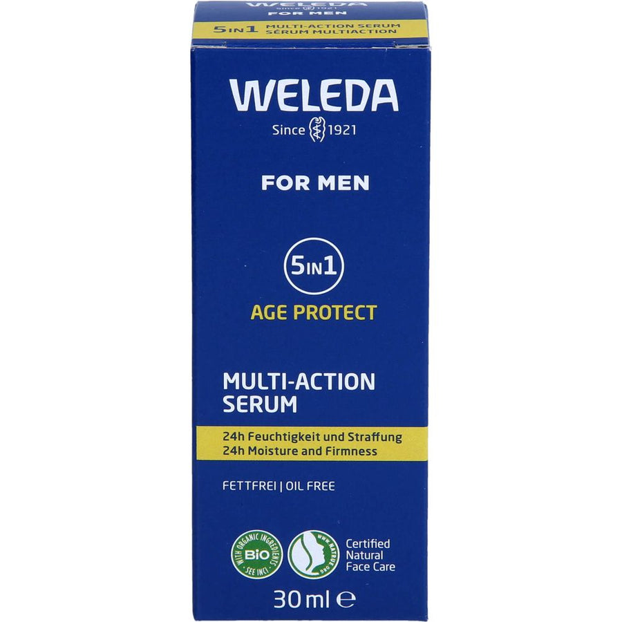 WELEDA For Men 5in1 Multi-Action Serum — 30 ml — reference packaging