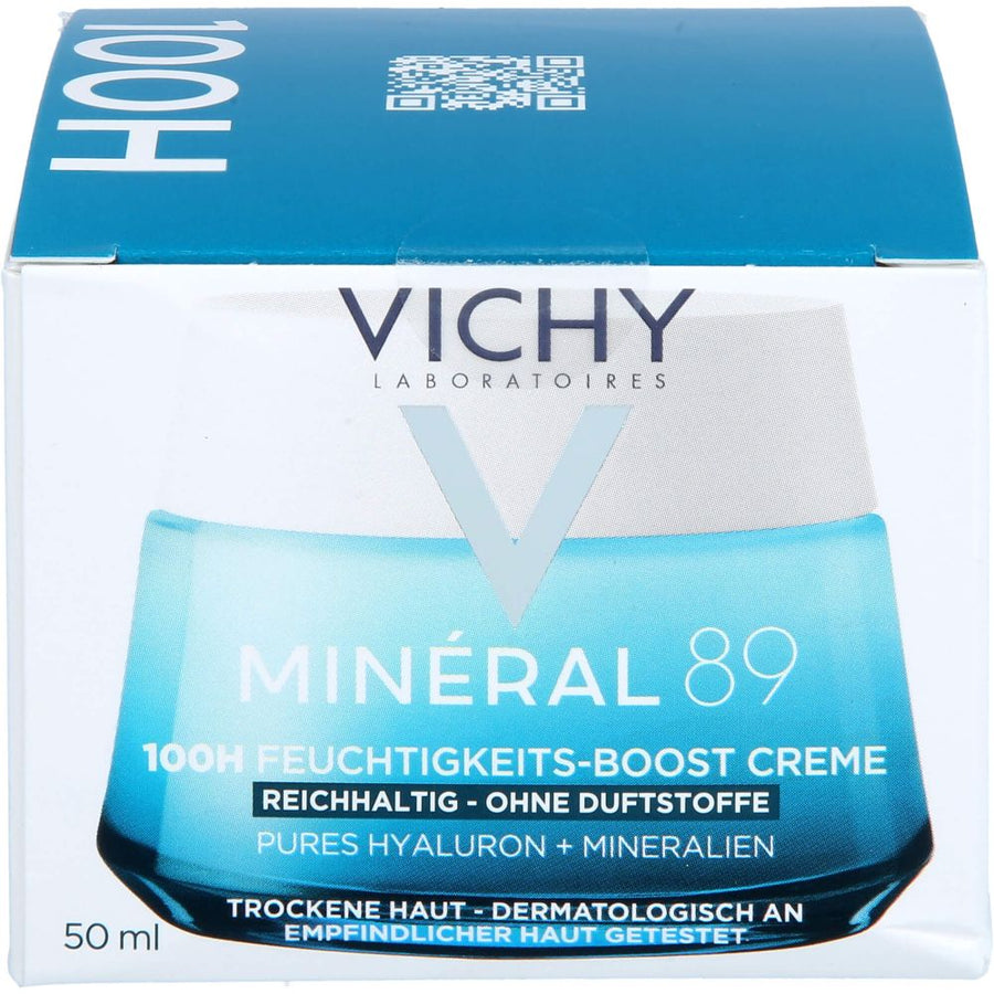 VICHY MINERAL 89 Creme reichhaltig ohne Duft — 50 ml — reference packaging
