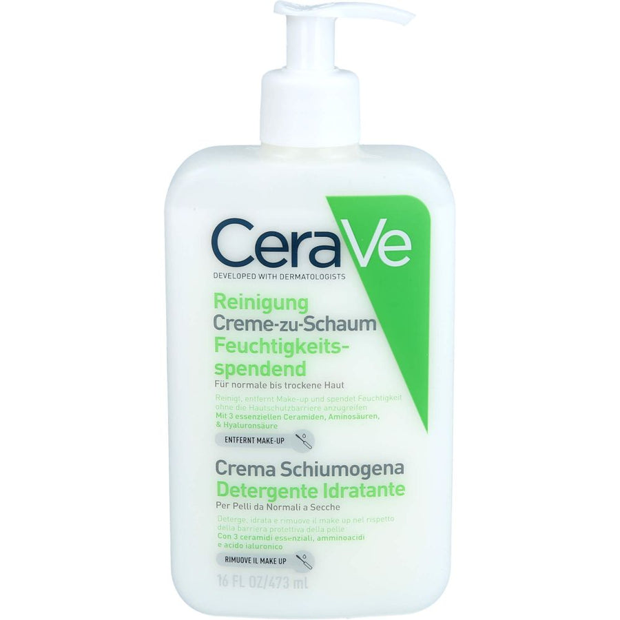 CERAVE Creme-zu-Schaum Reinigung — 473 ml — reference packaging