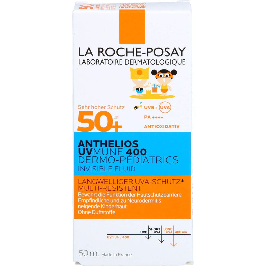 ROCHE-POSAY Anthelios Dermo Kids Fluid LSF 50+ — 50 ml — reference packaging