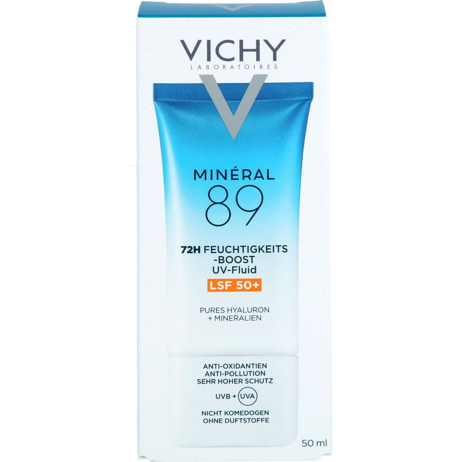 VICHY MINERAL 89 Feuchtigkeits-Boost UV Fluid — 50 ml — reference packaging