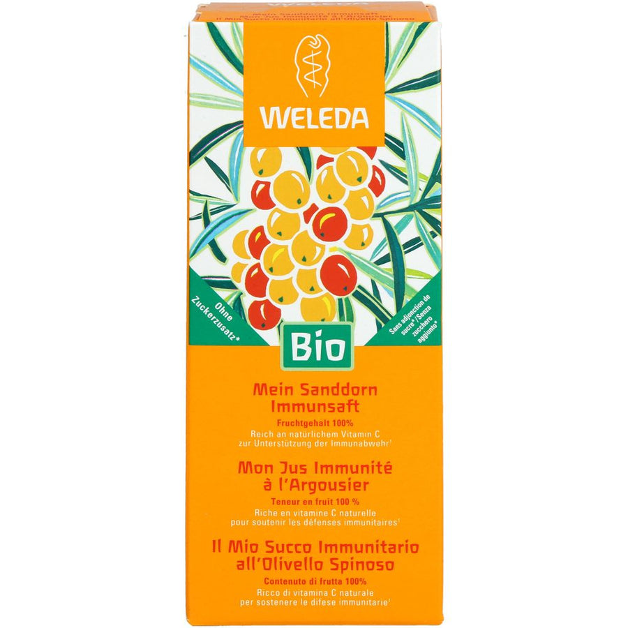 WELEDA Mein Sanddorn Immunsaft — 200 ml — reference packaging