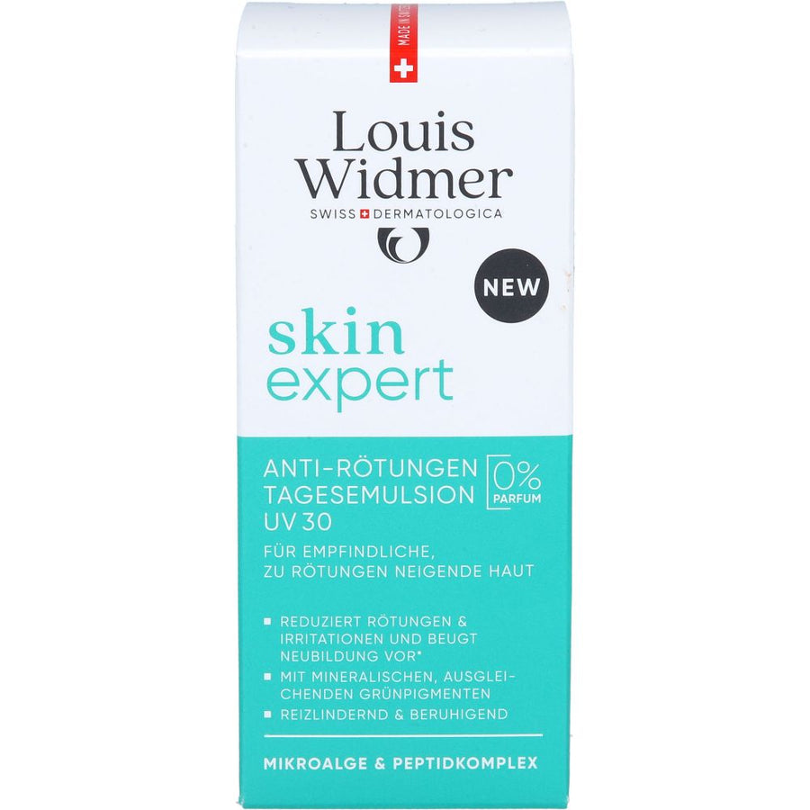 WIDMER skinexpert ANTI-RÖTUNGEN Tagesemu.UV 30 o.P — 50 ml — reference packaging