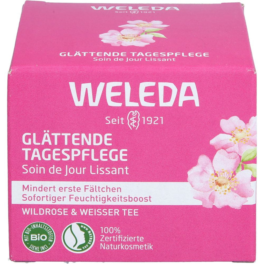WELEDA glättende Tagespflege Wildrose & weißer Tee — 40 ml — reference packaging
