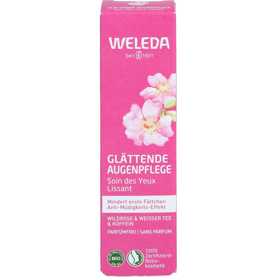 WELEDA glättende Augenpflege Wildrose & weißer Tee — 12 ml — reference packaging