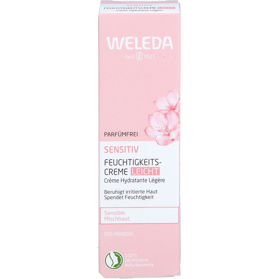 WELEDA Sensitiv Feuchtigkeitscreme leicht Mandel — 30 ml — reference packaging