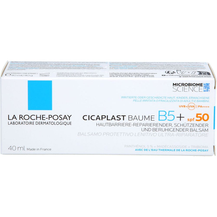 ROCHE-POSAY Cicaplast Baume B5+ LSF 50+ — 40 ml — reference packaging